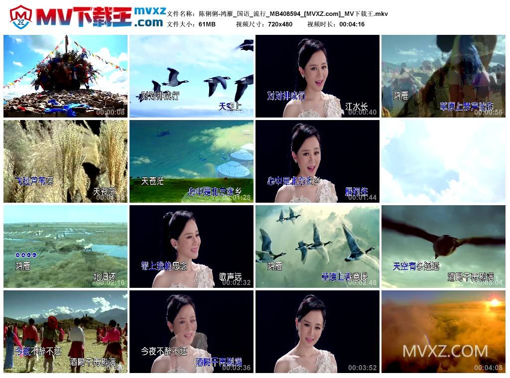 陈俐俐-鸿雁_国语_流行_MB408594